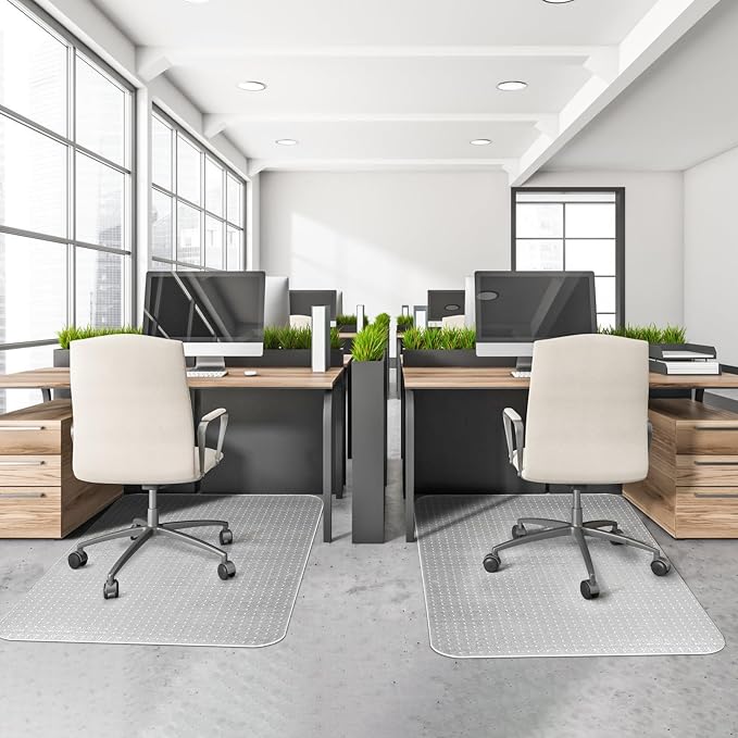 2 Pack Office Chair Mat for Carpets, Heavy Duty Under Desk Protector Carpeted - Image 7