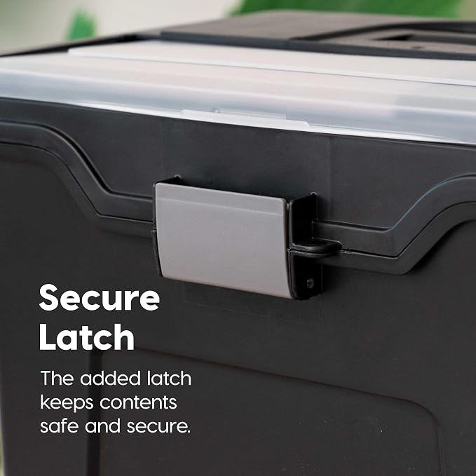 IRIS USA File Box with Lid File Organizer - Image 3