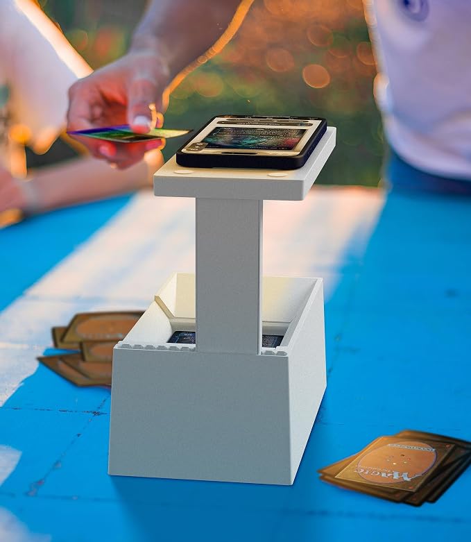 MTG Card Scanner Stand for ManaBox, Adjustable Phone Holder, Sloped Tray - Image 8