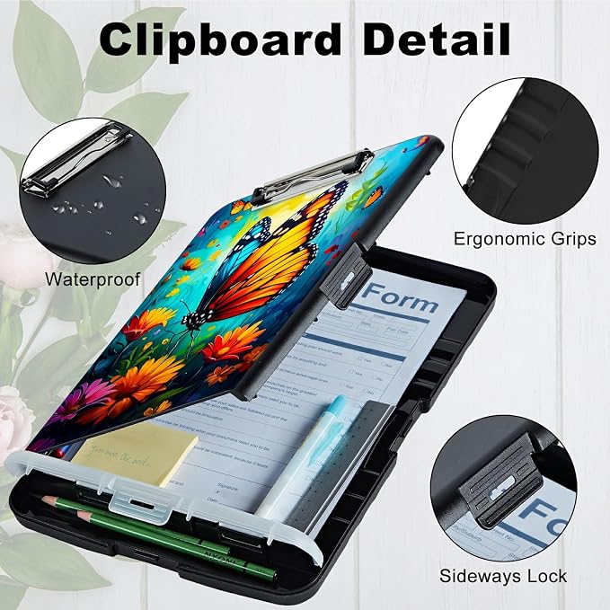 Butterfly Blue Sky A4 Clipboard - Image 4
