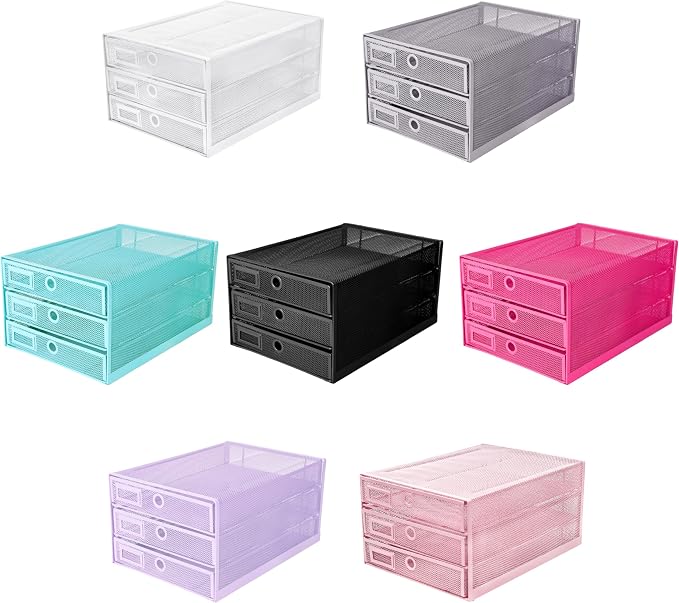 EXERZ Paper Sorter 3 Tier Drawers A4 / Multifunctional Desk Organiser/Letter - Image 9