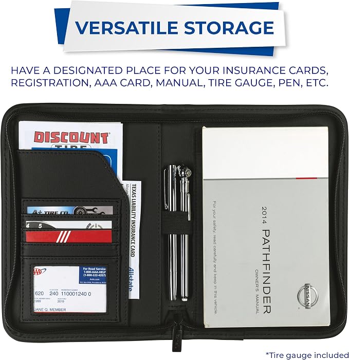 Samsill Car Registration and Insurance Holder, Owner's Manual Glove Box - Image 7