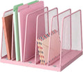 LEKETREE Small Desk File Organizer, 5-Section Upright File Sorter, Vertical by Stylishworkspaceeffortlessorganization
