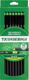 Ticonderoga Wood-Cased Pencils, Pre-Sharpened, 2 HB Soft by Ticonderoga