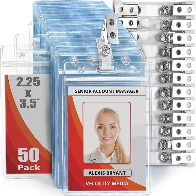 Mifflin-USA Vertical Plastic Card Holder by MIFFLIN