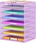 Lavatino 8-Tier Office Desk File Organizer, Letter Tray Paper Organizer by Lavatino