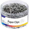 Shiny Silver Jumbo Paper Clips, 1.3 Inch & 2 Inch, School & Home, Document by ZYFOFFICE