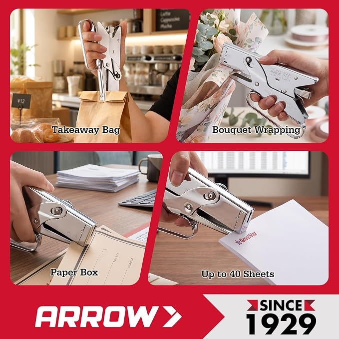 Arrow Fastener P22 Heavy Duty Handheld Plier Stapler - Image 7