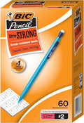 BIC Xtra-Strong Mechanical Pencil, 2 Lead, No Smudge, Colorful Barrel, Thick by BIC