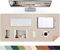 Leather Desk pad Protector, Large Desk mat by AFIING