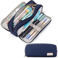 CICIMELON Large Capacity Pencil Case 3 Compartment Pouch Pen Bag by CICIMELON