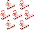 20 Pack 2 Inch Polished Steel Clips, Metal Bulldog Binder Clips, Large Hinge by HomeImpel