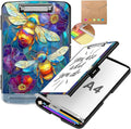 Stained Glass Style Bees Clipboard by Unknown