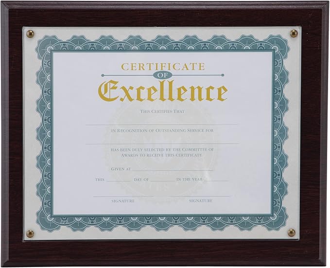 V-Light Picture Frame, Diploma Frame, 8.5 x 11 Inch Picture Frame, Certificate by Asrnten