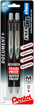 Pentel EnerGel Pro Permanent Gel Ink Pen, Medium Point, 2 Pack by PentelofAmerica