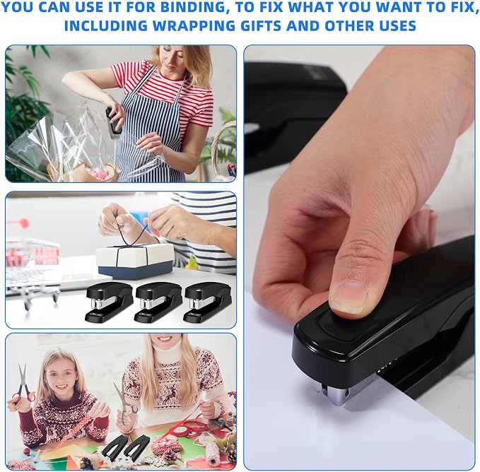 Desktop Stapler School College Office Supplies Portable Durable Staplers - Image 5
