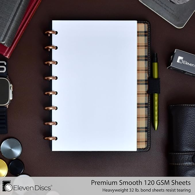 Eleven Discs Discbound Paper, Junior Size Blank Sheets - Image 2