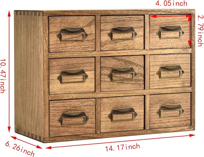 KIRIGEN Wooden Desk Storage Cabinet - Image 3