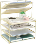 OPNICE Desk Organizer, 6-Tier Letter Tray Paper Organizer, Desktop File by OPNICE