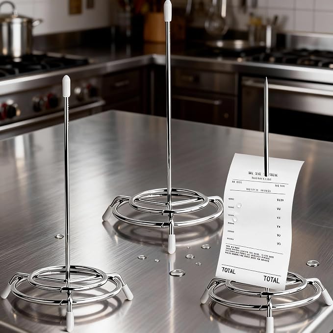 3Pcs Ticket Stabber for Restaurant, Ticket Receipt Holder Check Spindle Orders - Image 3