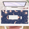 Colorful Star Starry Sky Large Mouse Pad, Celestial Moon and Sun Extended by ColorfulStar