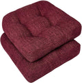 downluxe Chair Cushions for Dining Chairs 2 Pack, Tufted Indoor Chair Pads by Downluxe