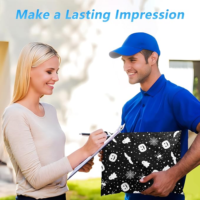 Halloween Poly Mailer 14.5x19 Inch 50 Pcs, Waterproof and Tear-Resistant - Image 6