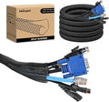 Nilight Cable Sleeve, 10ft-1inch Cord Management Sleeves, Braided Sleeving by Nilight