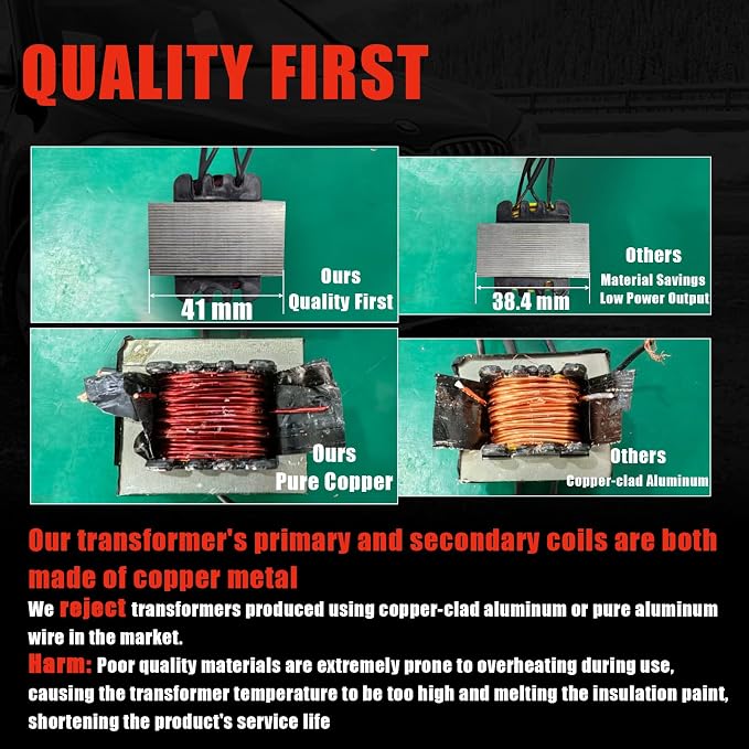 ATOLS Upgraded Plastic Welder, Pure Copper Transformer, Rapid Heating, Plastic - Image 2