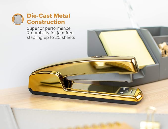 Bostitch Office Professional Metal Executive Stapler, 20 Sheet Capacity - Image 2