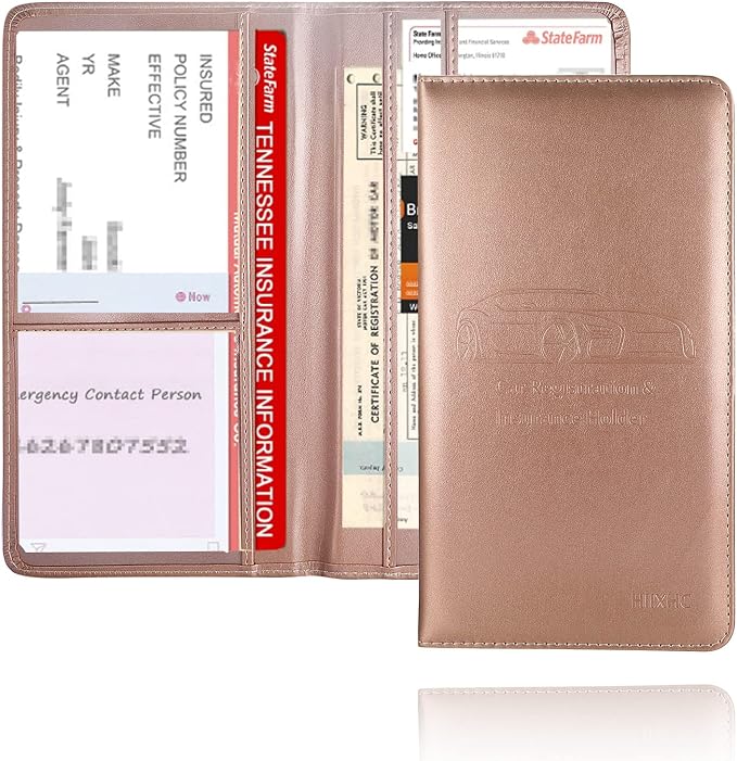 Car Registration and Insurance Card Holder by HIIXHC