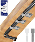 80PCS Hook and Loop Cable Ties, Under Desk Cable Management, Adhesive Cable by BTPIEL