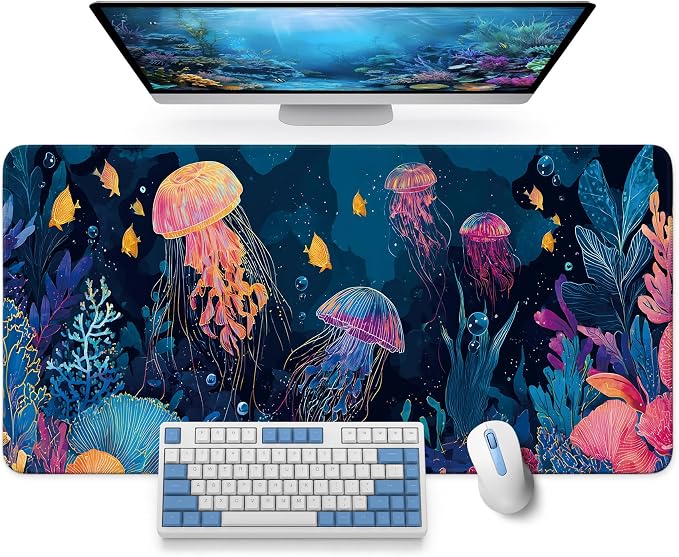 Large Mouse Pad for Desktop, Cute Desk Mat Pad Protector for Work & Gaming by Zapdesk