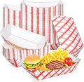 100 Pack 5LB Extra Large Paper Food Boats Trays Disposable Paper Boat Plate by MotBach