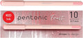Pentonic Ballpoint Pens, Frosted Pale Pink Barrel by PENTONIC