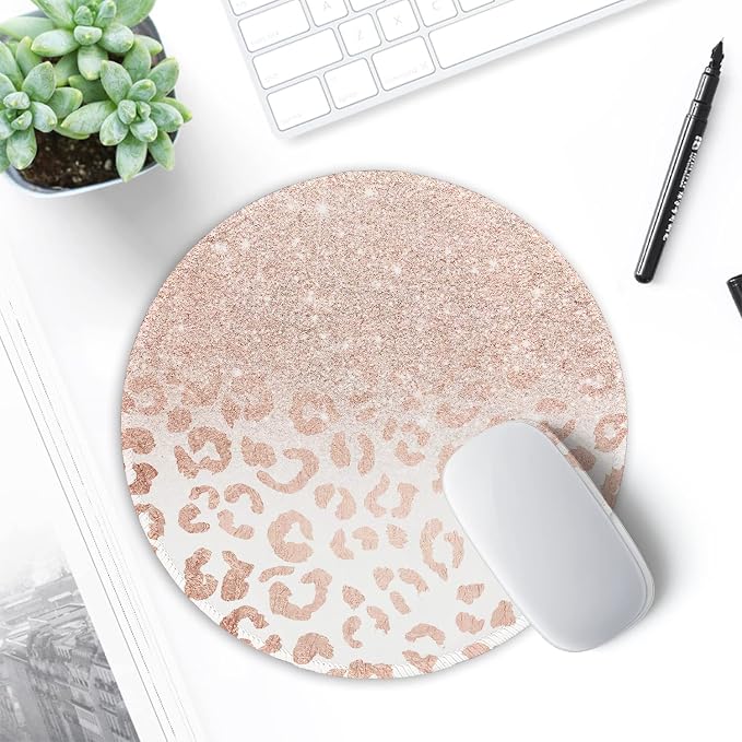 ITNRSIIET Round Mouse Pad with Stitched Edge Premium-Textured Waterproof - Image 7