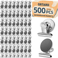 Grtard 500pack Magnetic Clips Heavy Duty, Magnet Clips by Grtard