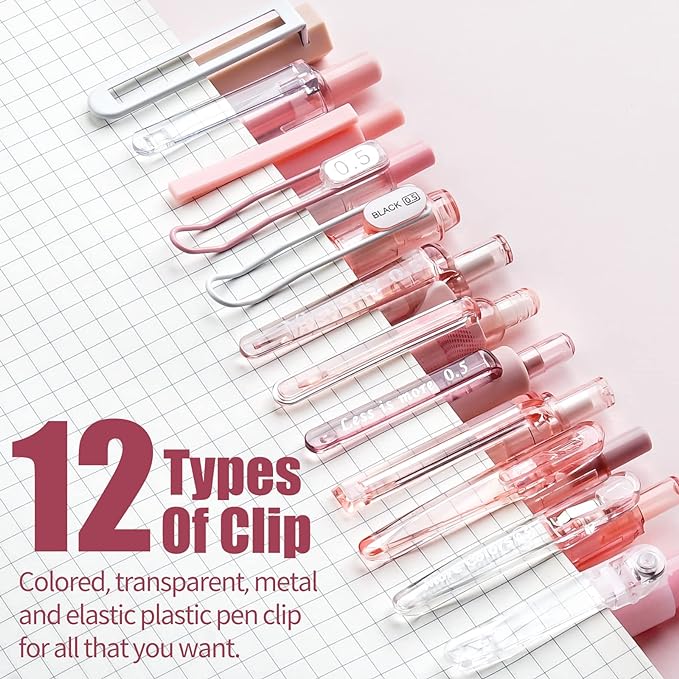 Four Candies Rose Series Gel Pens, Cute Writing Pens - Image 5
