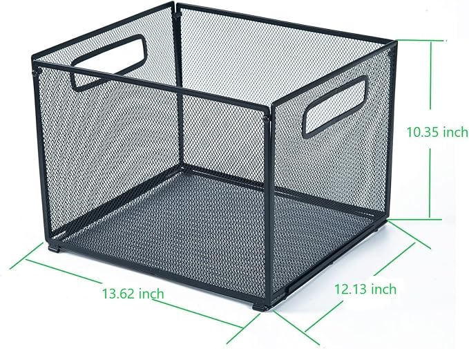 SETTFRFE 2 Pack Letter Size Hanging Folder Organizer, Metal Mesh Hanging File - Image 6