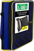 Five Star Zipper Binder 2 Inch O-Rings Case Organiser by FiveStar