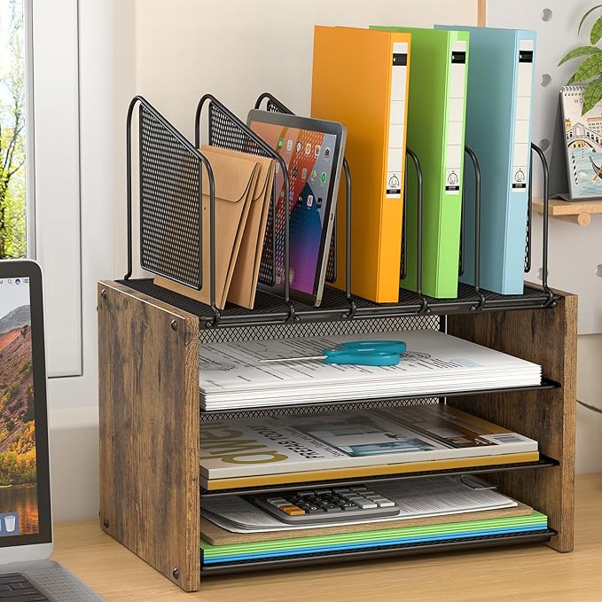 4-Tier Desk Organizer, Desk File Organizer - Image 2