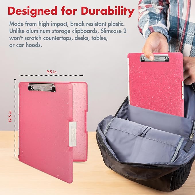 Dexas Slimcase 2 Plastic Clipboard - Image 3