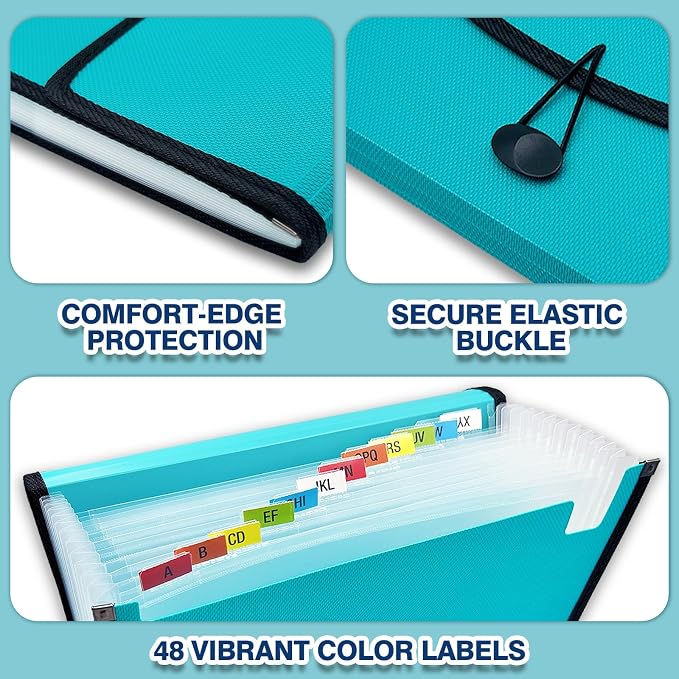 H4D 13-Pocket Accordion File Organizer - Image 5