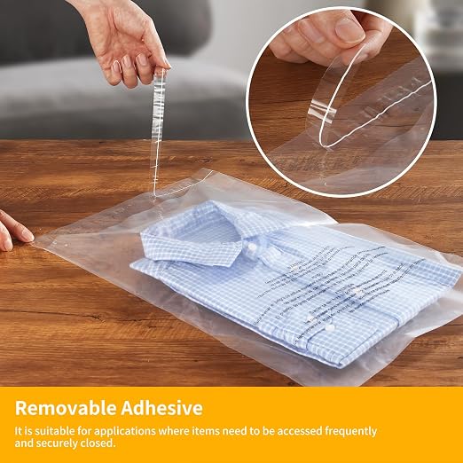 iMailer - 100 Count - 10" x 13" Clear Poly Bags - Image 3
