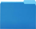 Amazon Basics File Folders for Organization, Letter Size, 1/3 Cut Tab, Sturdy by AmazonBasics