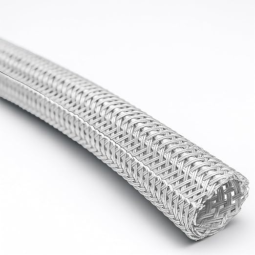 Electriduct 1" Hook Self Closing Sleeve Braid Wrap Around Sleeving Flame by Electriduct