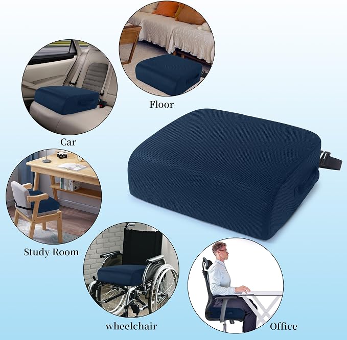 MABOZOO Extra Thick Chair Cushions, Office Chair Booster Seat Cushion to Raise - Image 2