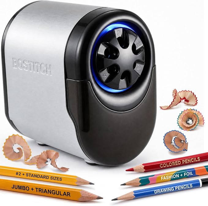 Bostitch Office QuietSharp Electric Pencil Sharpener, Sharpens Standard & by BostitchOfficeProducts