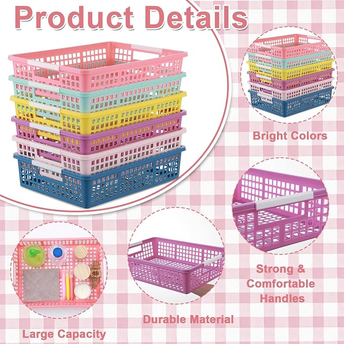 gisgfim 6 Pack Plastic Turn in Paper Trays - Image 3