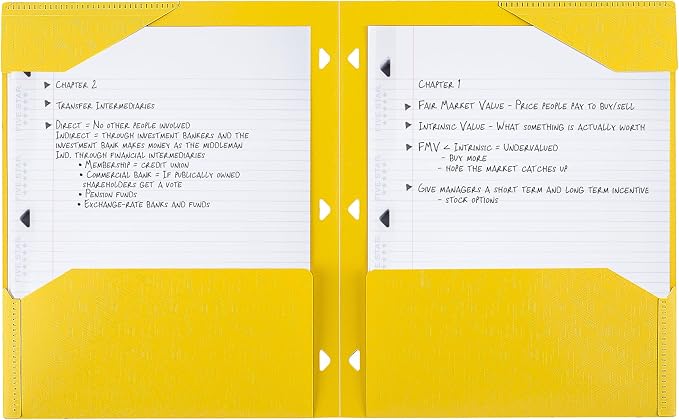 Five Star 2-Pocket Folder, Plastic Folder - Image 3